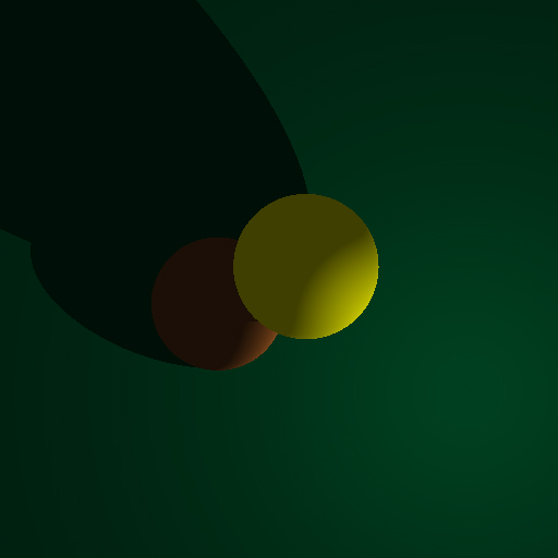 Spheres with shadows